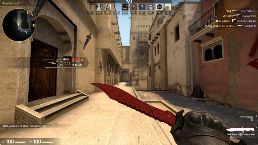 Bowie knife original shape