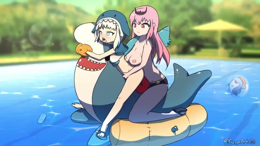Anime shark Gawrgura Hentai