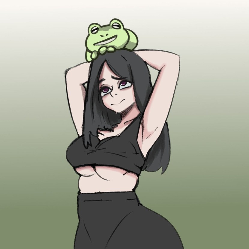 Breast on Frog