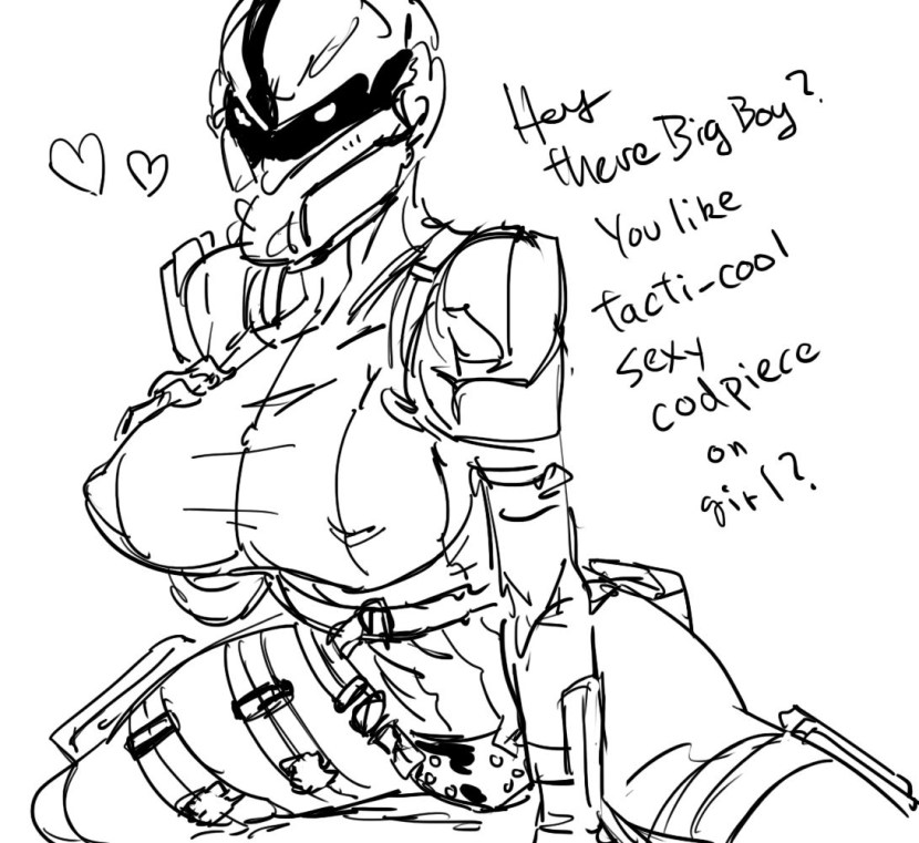 Metal Gear Solid 4 - Haven Trooper Hentai Futanari