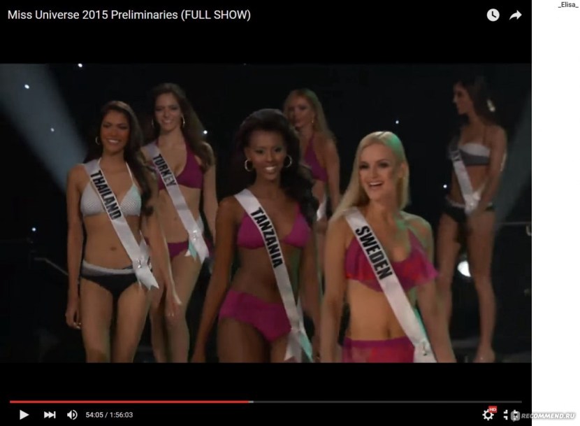 Miss Universe and her pussy