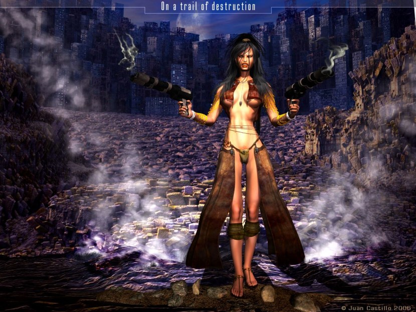 Claudia Black without panties