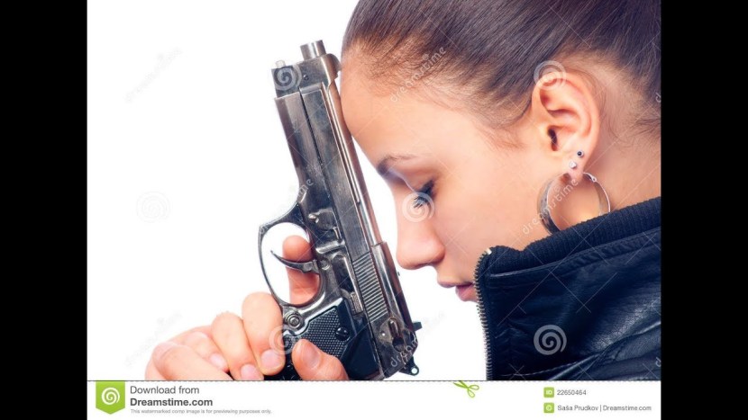 Girl with a gun