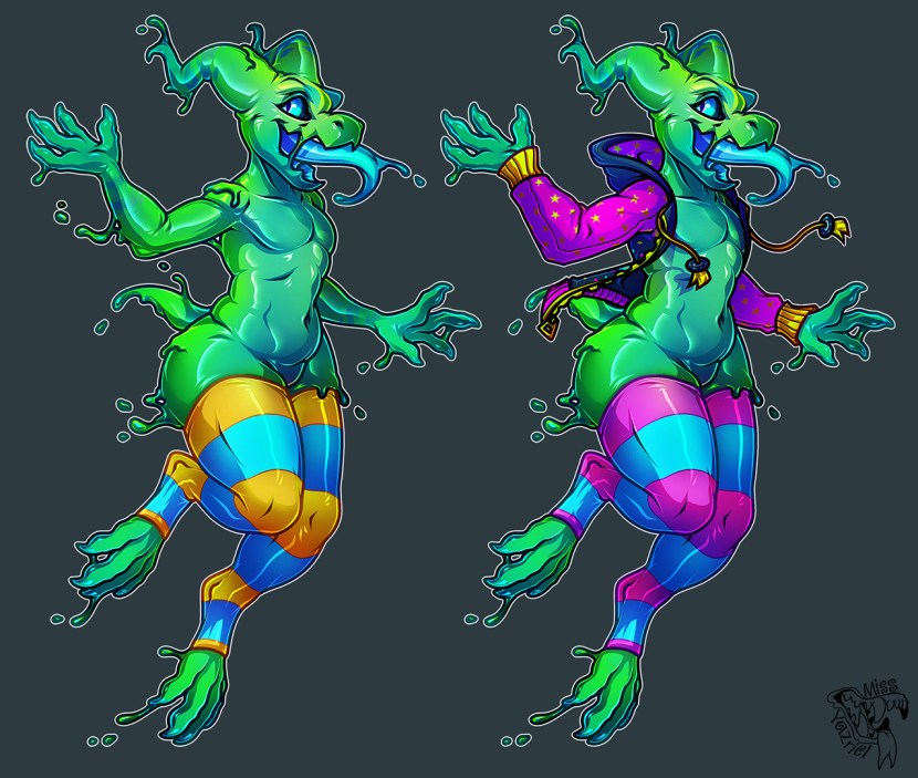 Belly Staffing huge anime belly