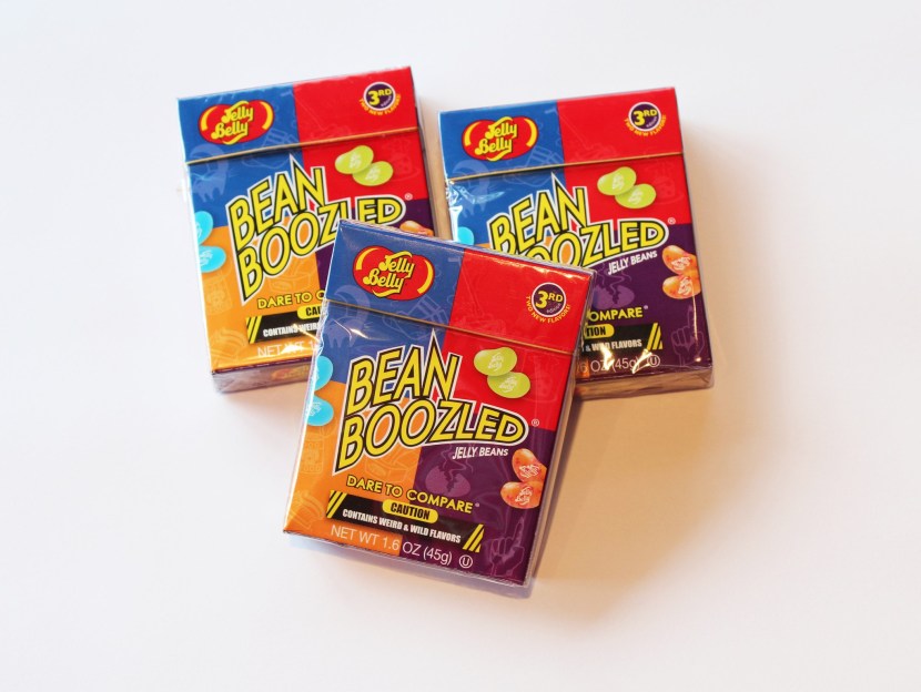 Jelly beans are pink