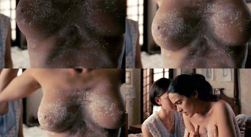 Salma Hayek naked in films