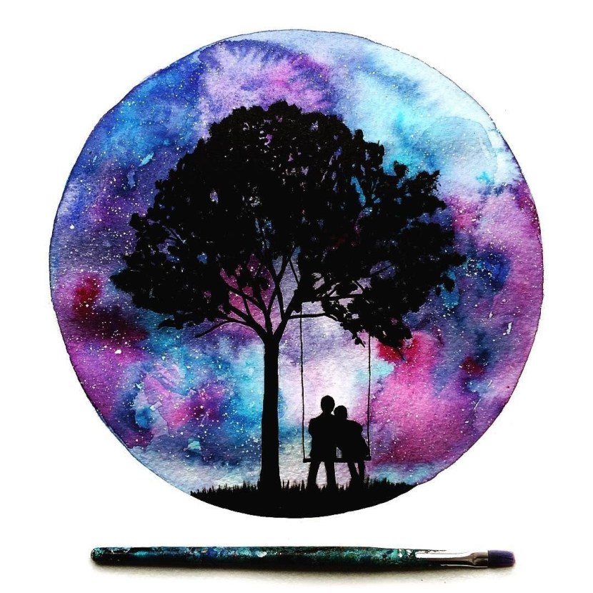 The color of the moon