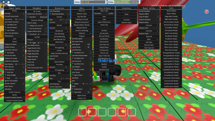 Codes in Roblox Bee Swarm Simulator 2022