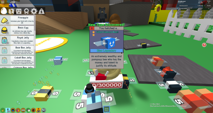 Diamond Bee Bee Swarm