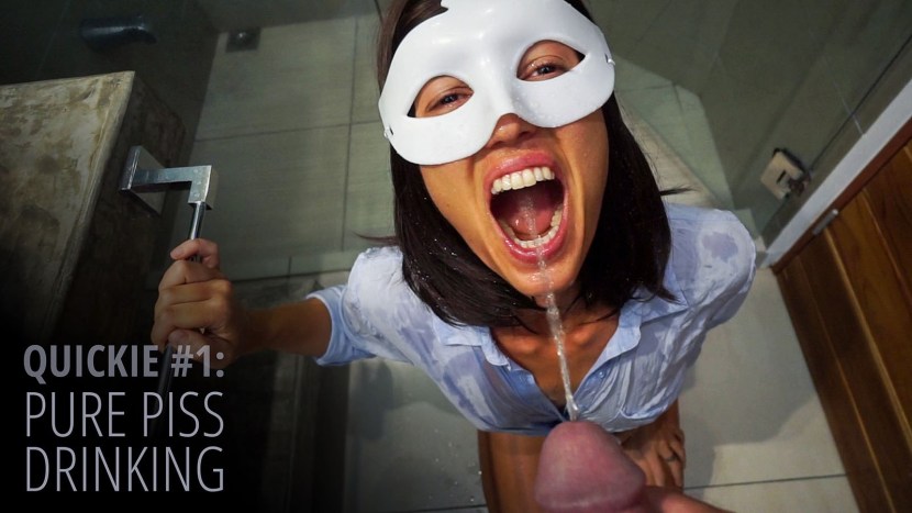 Morgan Pissing took off the mask