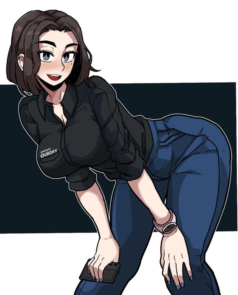 Samsung assistant boobs