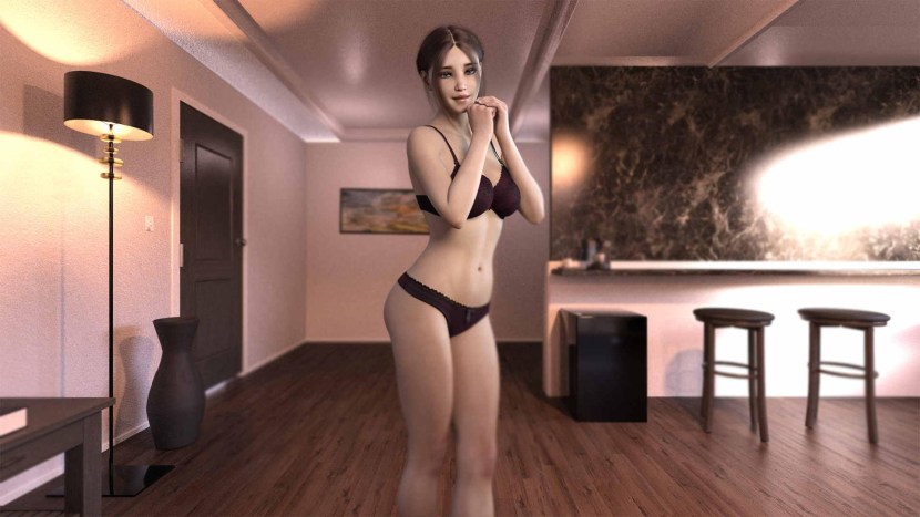 New Year's pictures in the style of nude