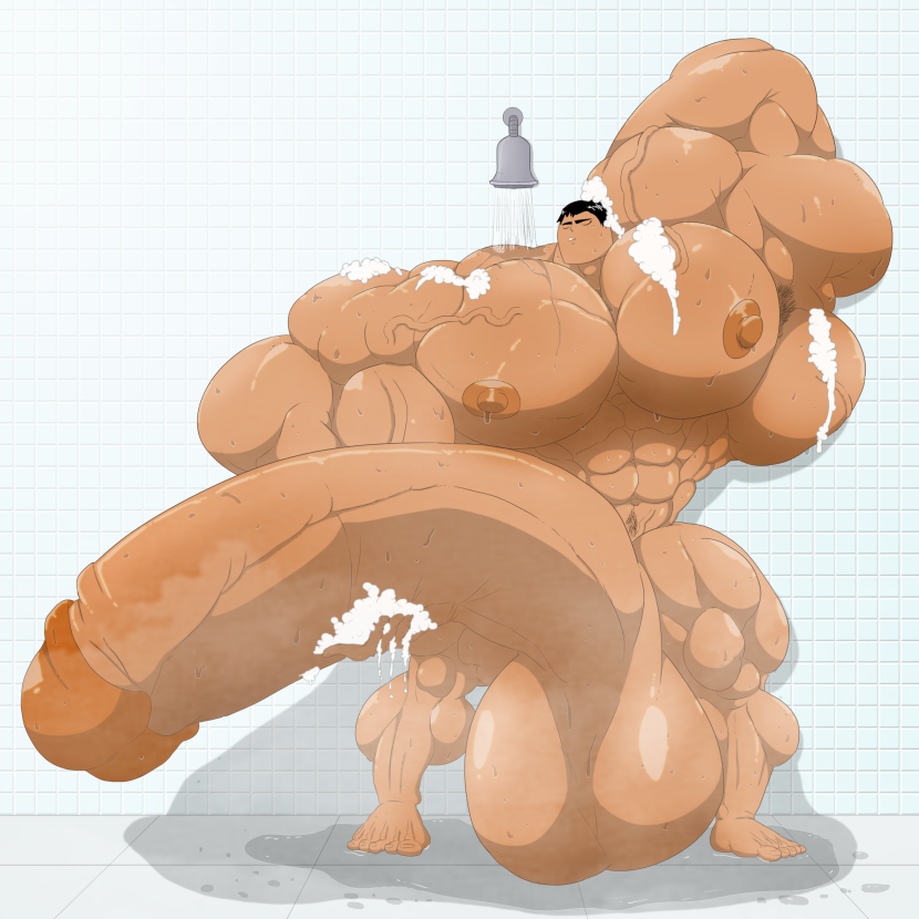 Furry Hyper Cum Inflation Balls Cock Muscle