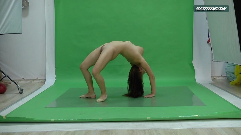 Slender girls with natural breasts