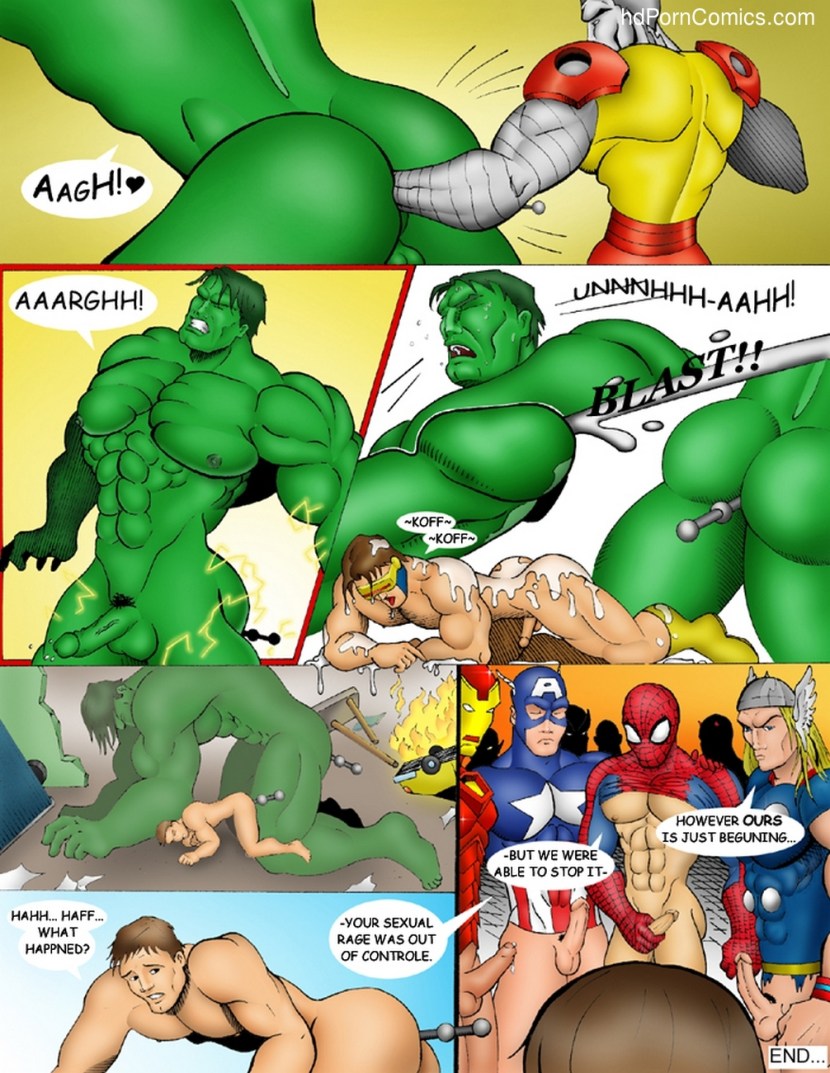 Woman Hulk and man Spider Hentai comics