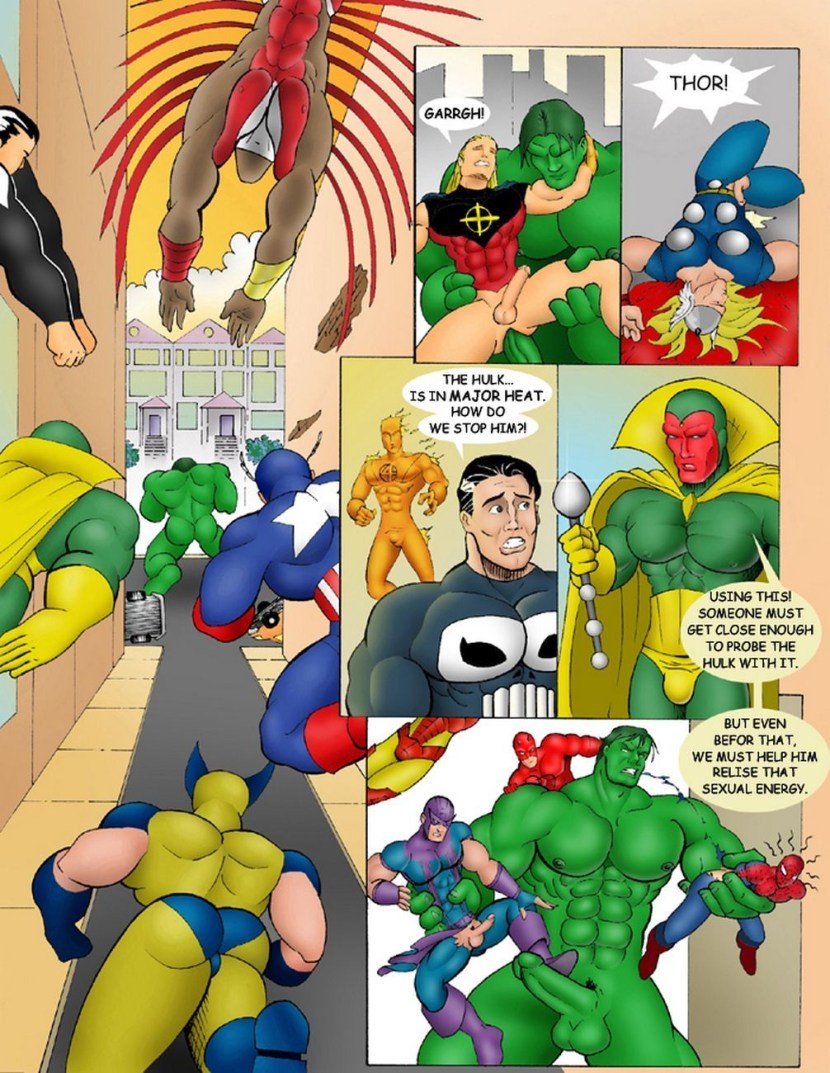 Hentai Hulk and Spider Man