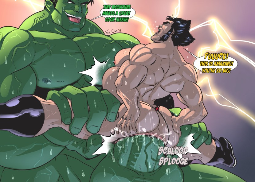 Superheroes Yaoi Gay Sex Spider Man