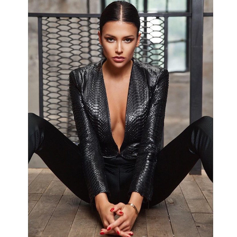 Sofya Nikitchuk in a swimsuit