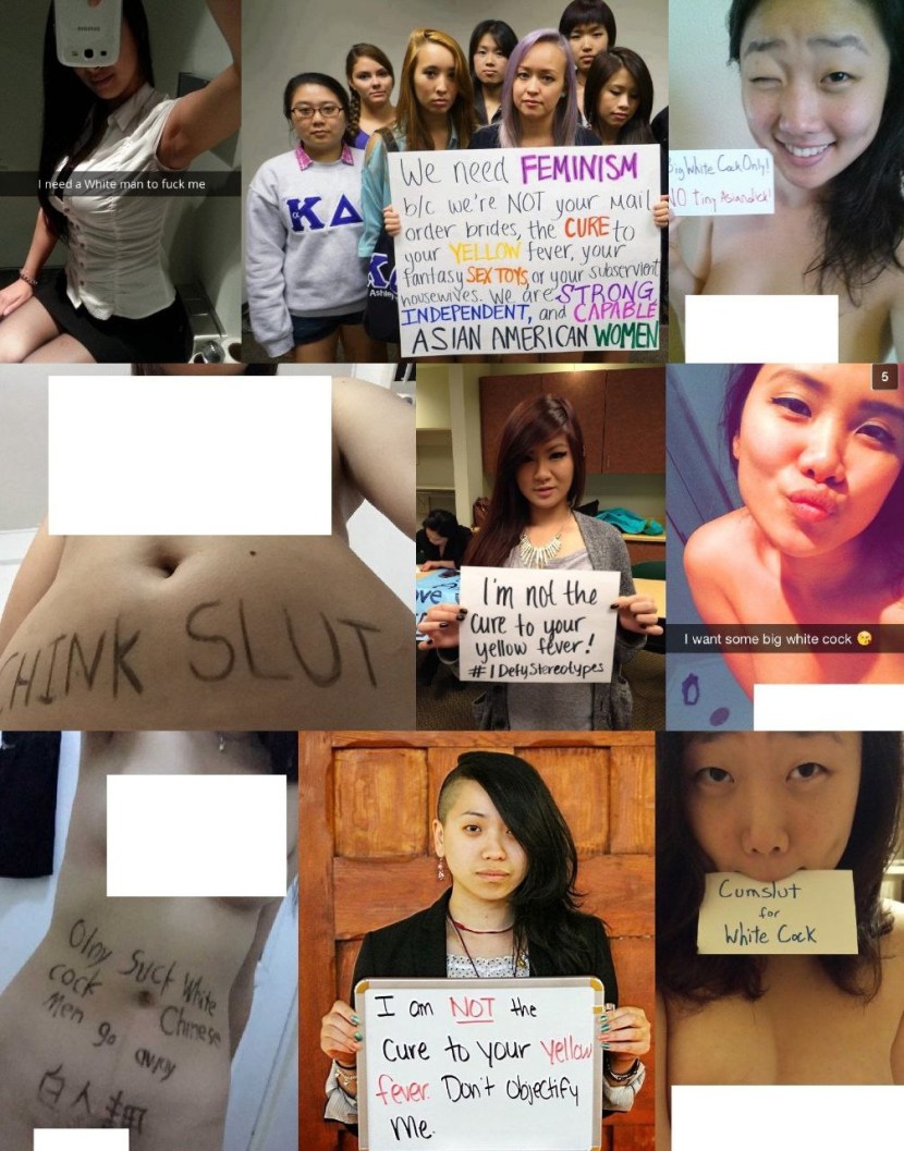 Asian Raceplay Captions White Man