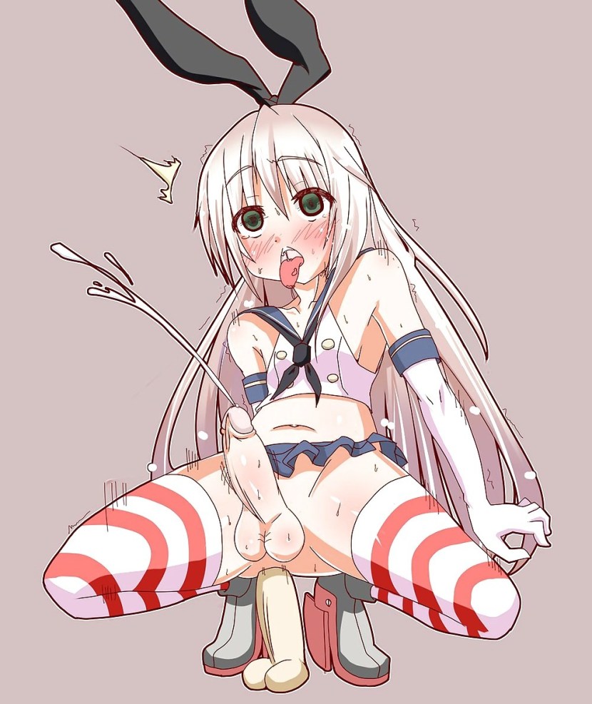 Shimakaze (Kantai Collection) without Hentai panties