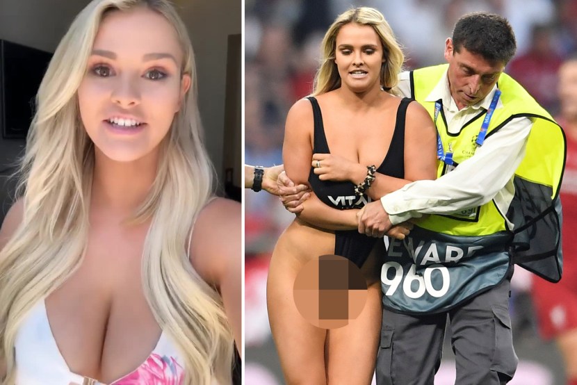 Beautiful natural breast winter