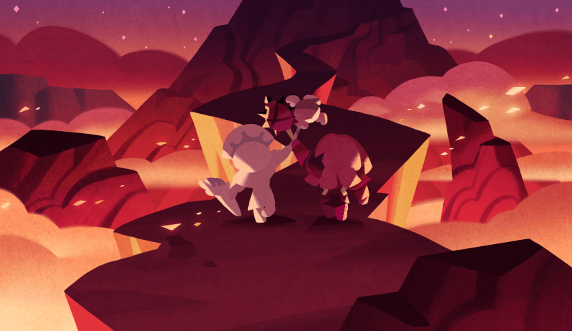 Purple Yam Cookie X Dark Choco