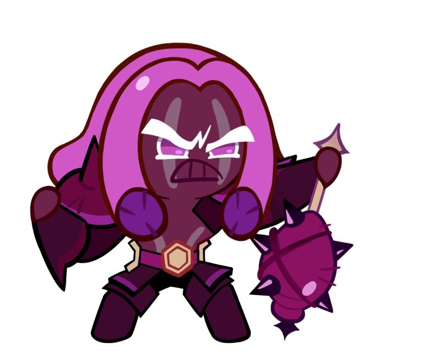 Purple battting Cooky RAS