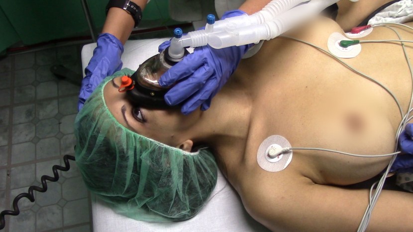 Fucking nurses in a white coat