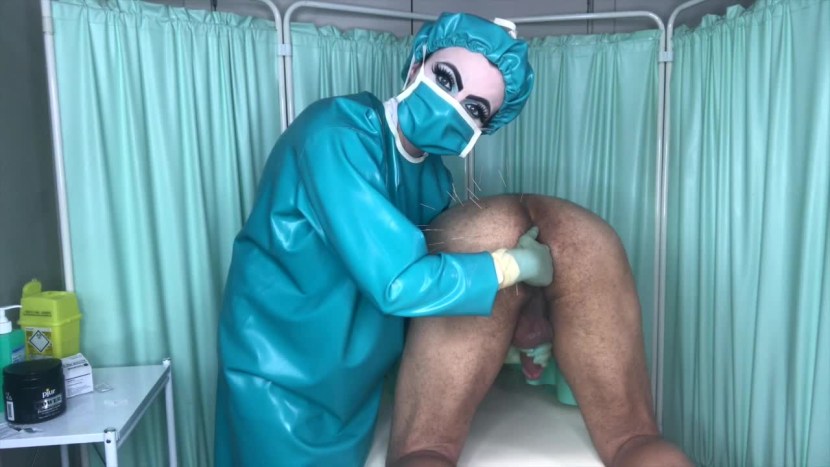 Sex in Surgical Gloves with Doctor at Home