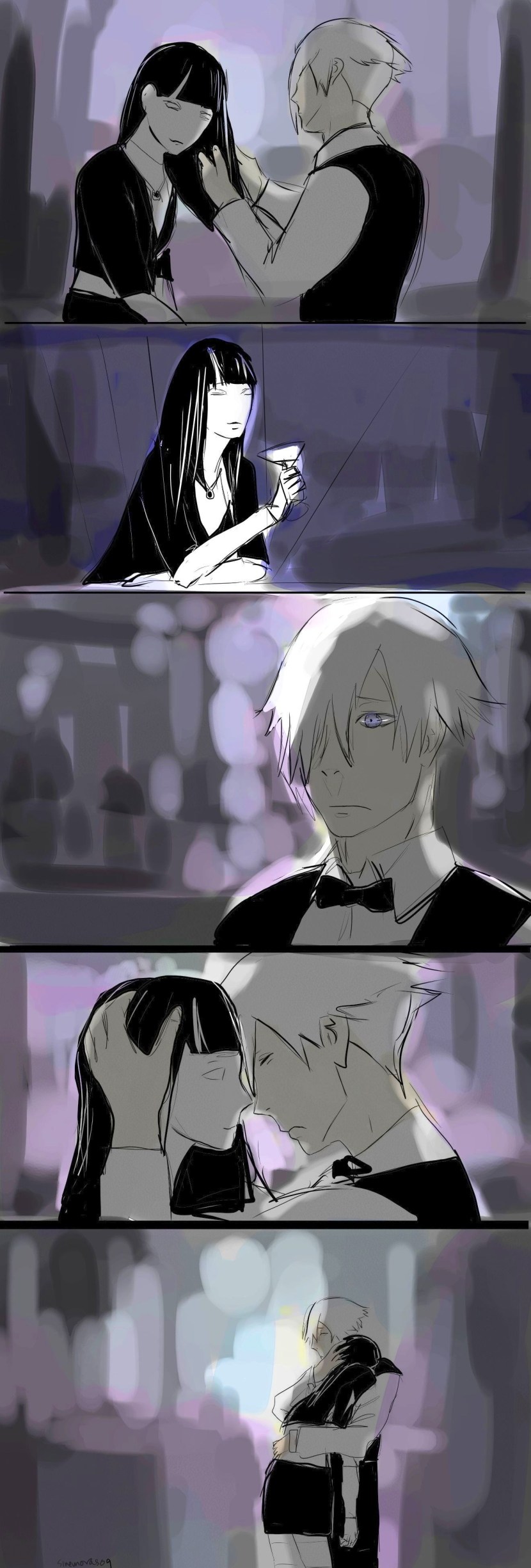 Anime Death Parade Kiss