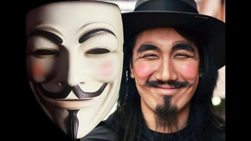 Guy Fox photo without mask