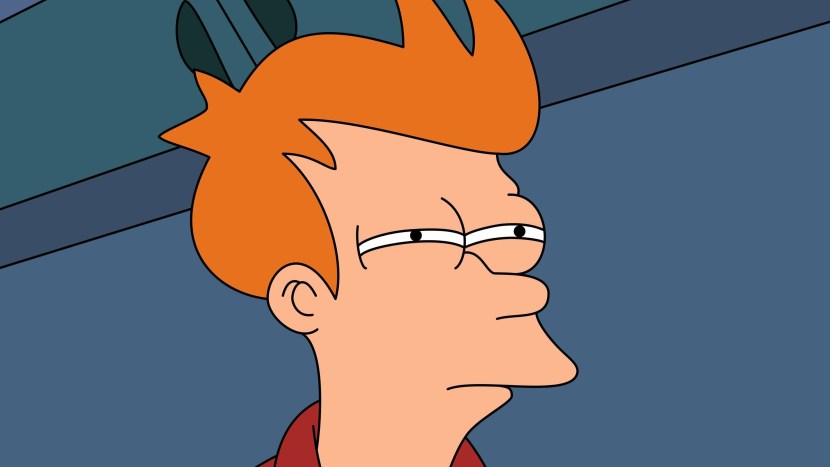 Futurama is a suspicious fry