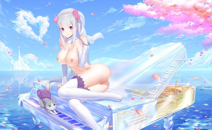 Emilia Re Zero Art Hentai
