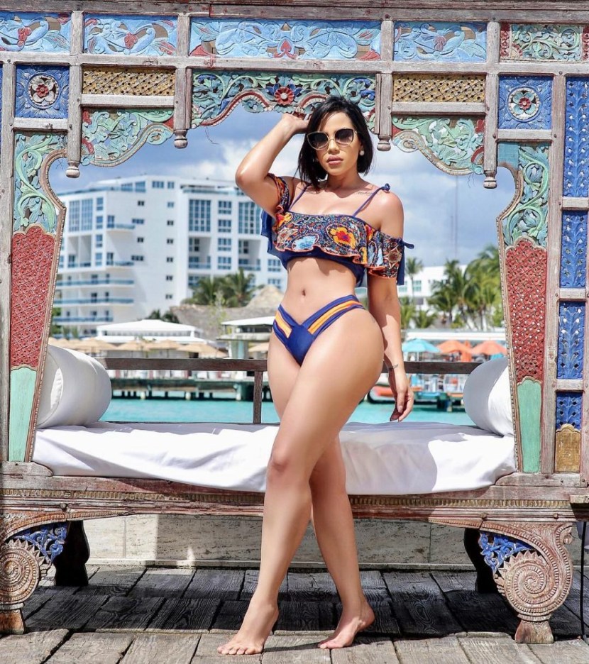 Ana Cheri in a tight dress