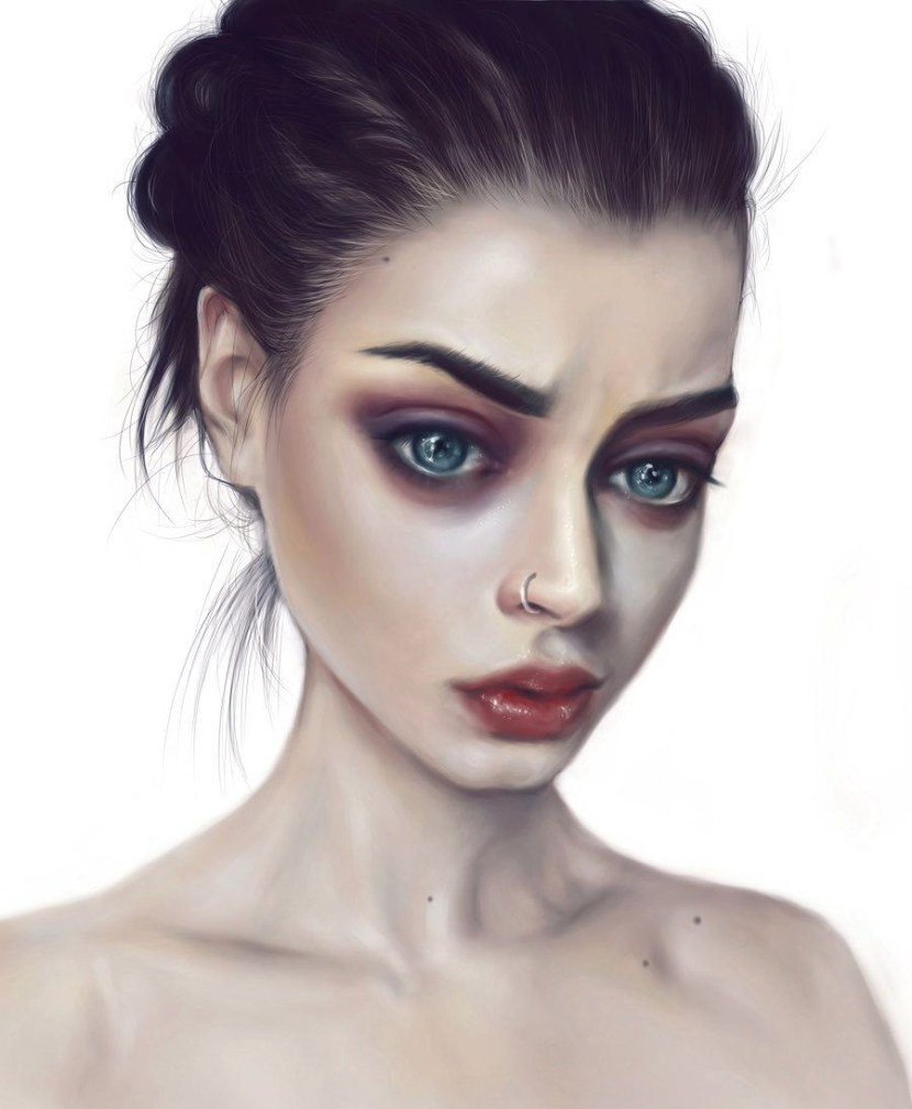 Felice Fawn photo shoot in the cemetery