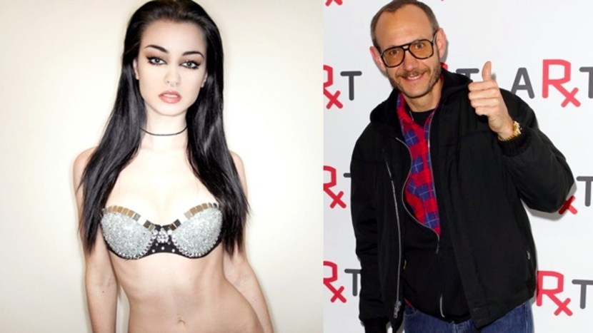 Felice Fawn in the cemetery