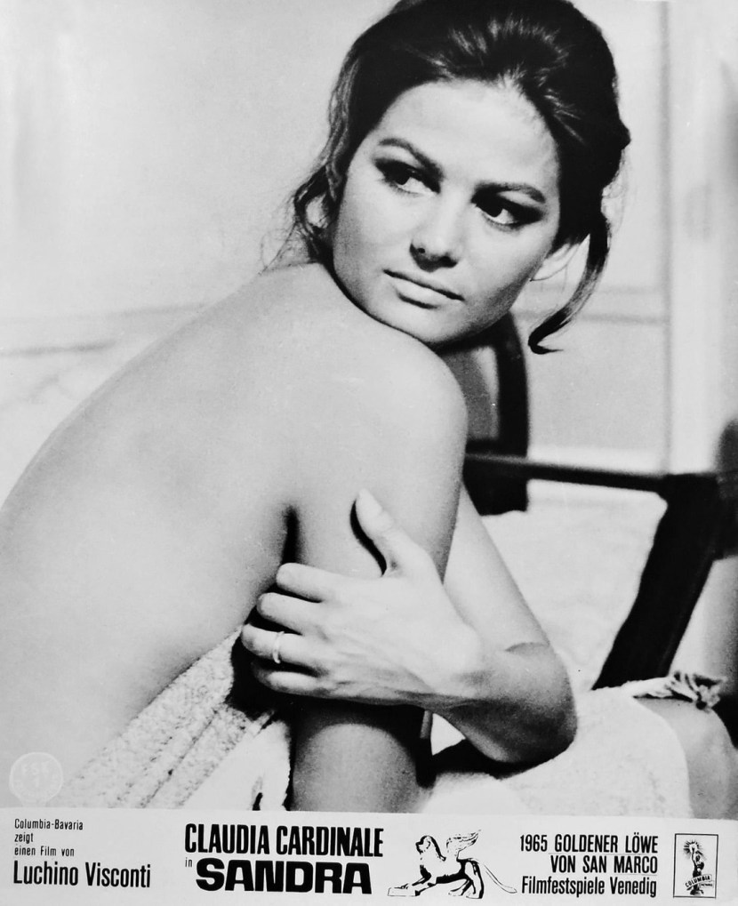 Claudia Cardinal in a swimsuit