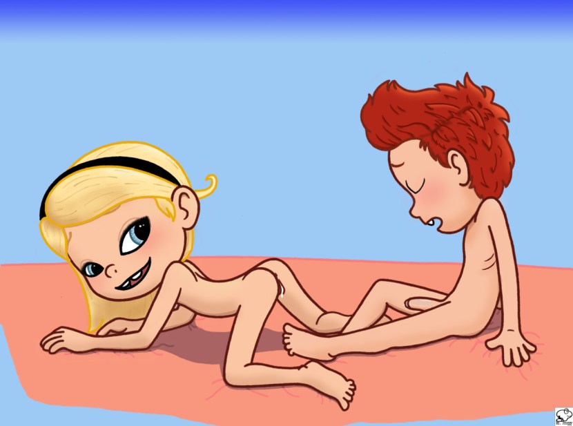 Naked Penny from the adventure of Sherman and Pibodi