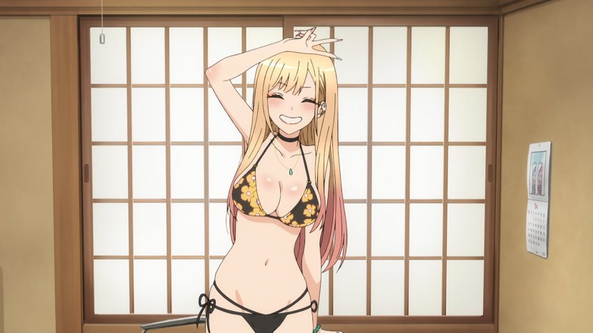 Marin Kitagawa in a swimsuit