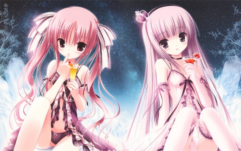 Girl in hot springs art