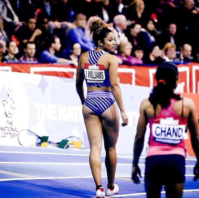 Jody Gasson in pantyhose