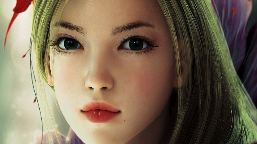 Realistic anime face