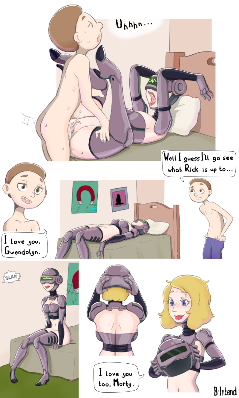 Rick and Morty Robot Gwendolin XXX