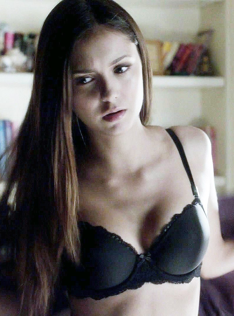 Nina Dobrev in linen