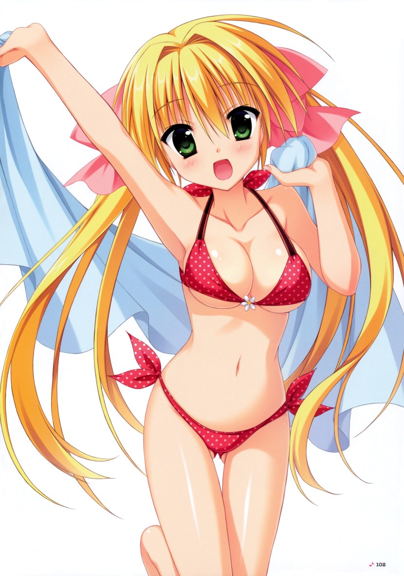 Anime girls are small in swimsuits