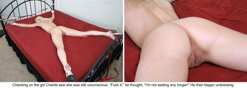 Tied Up Slave Gets Gagged & Cropped Before a Feet Domination