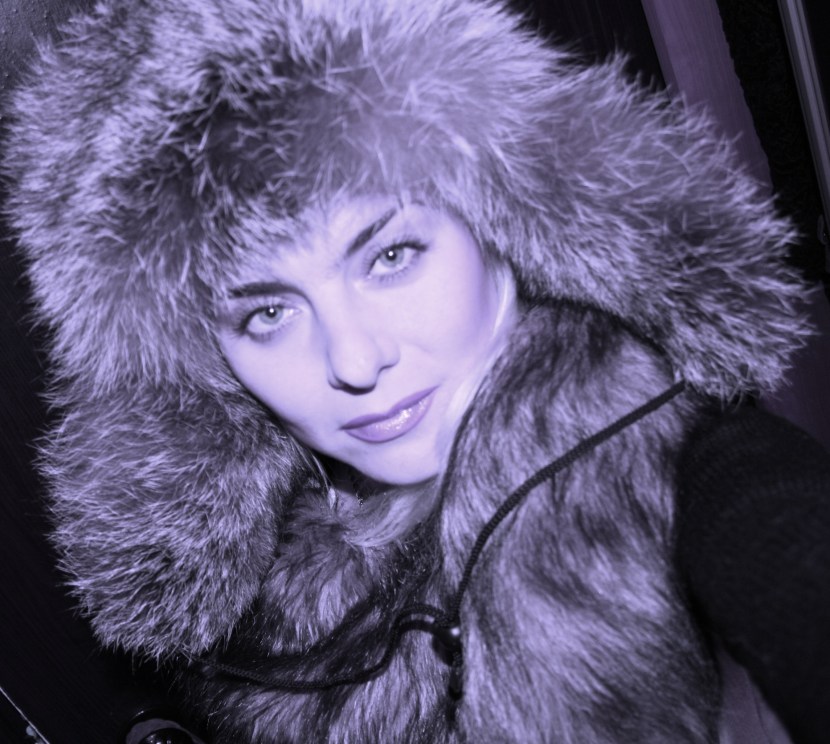 Olga Dibtseva in stockings