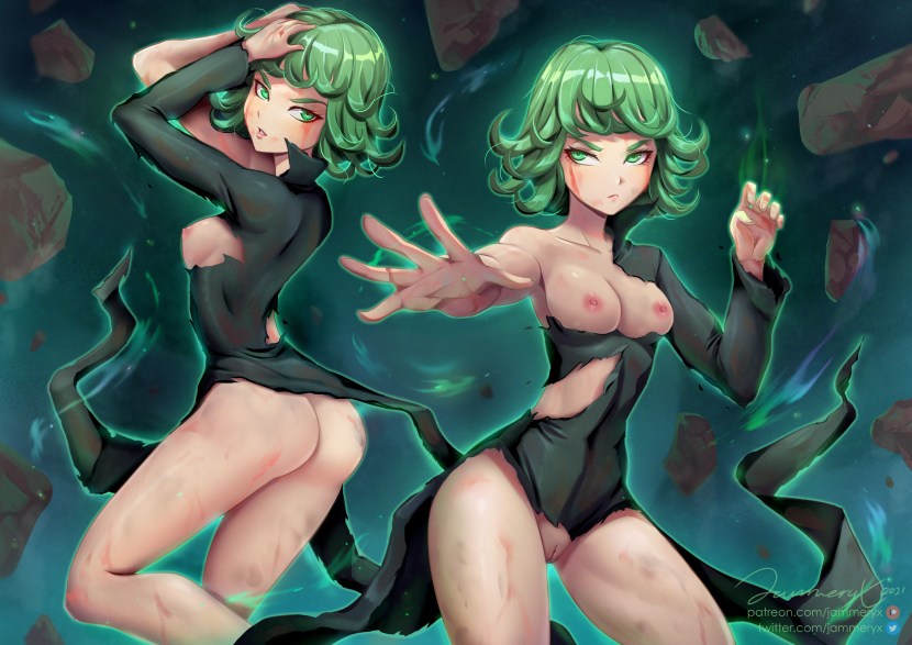 Tatsumaki Fubuki and Psaykos Futanari