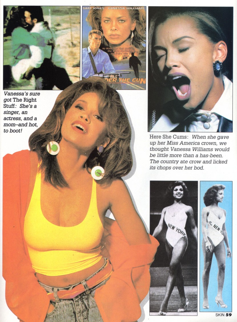 Vanessa Williams in the youth Penthouse