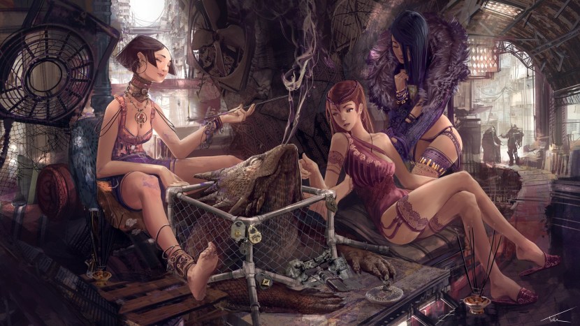 Wallpaper on anime phone